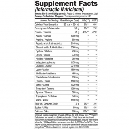 Whey 100% HD Refil (900g) - Tabela Nutricional